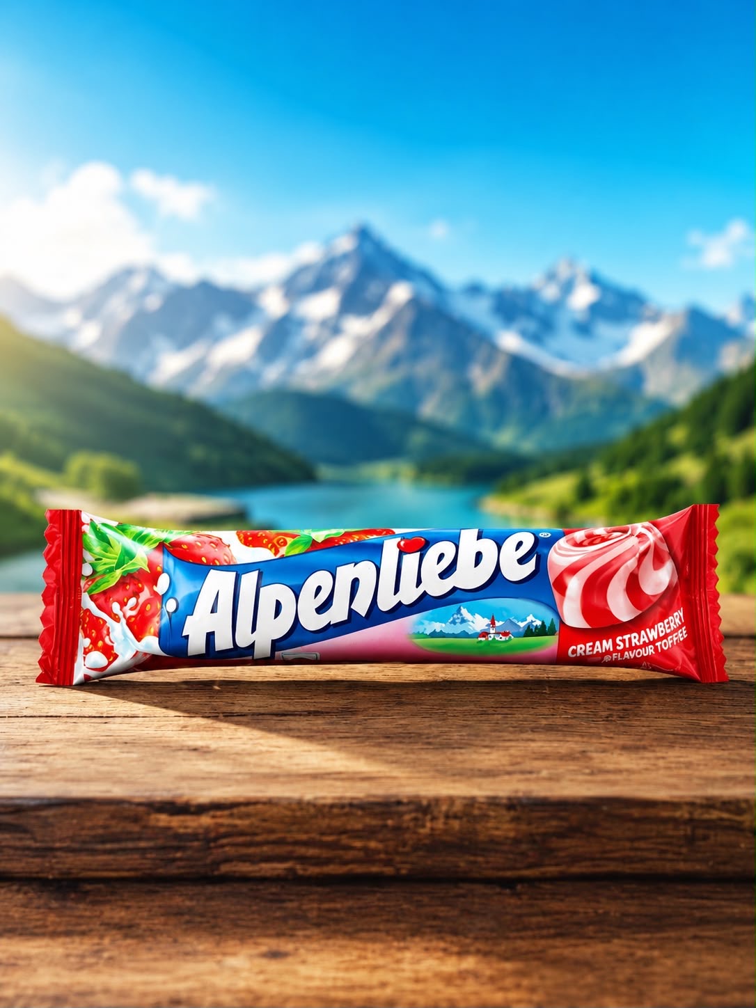 Alpenliebe Strawberry Toffee | 1 Pack | Tongue Twister Junction