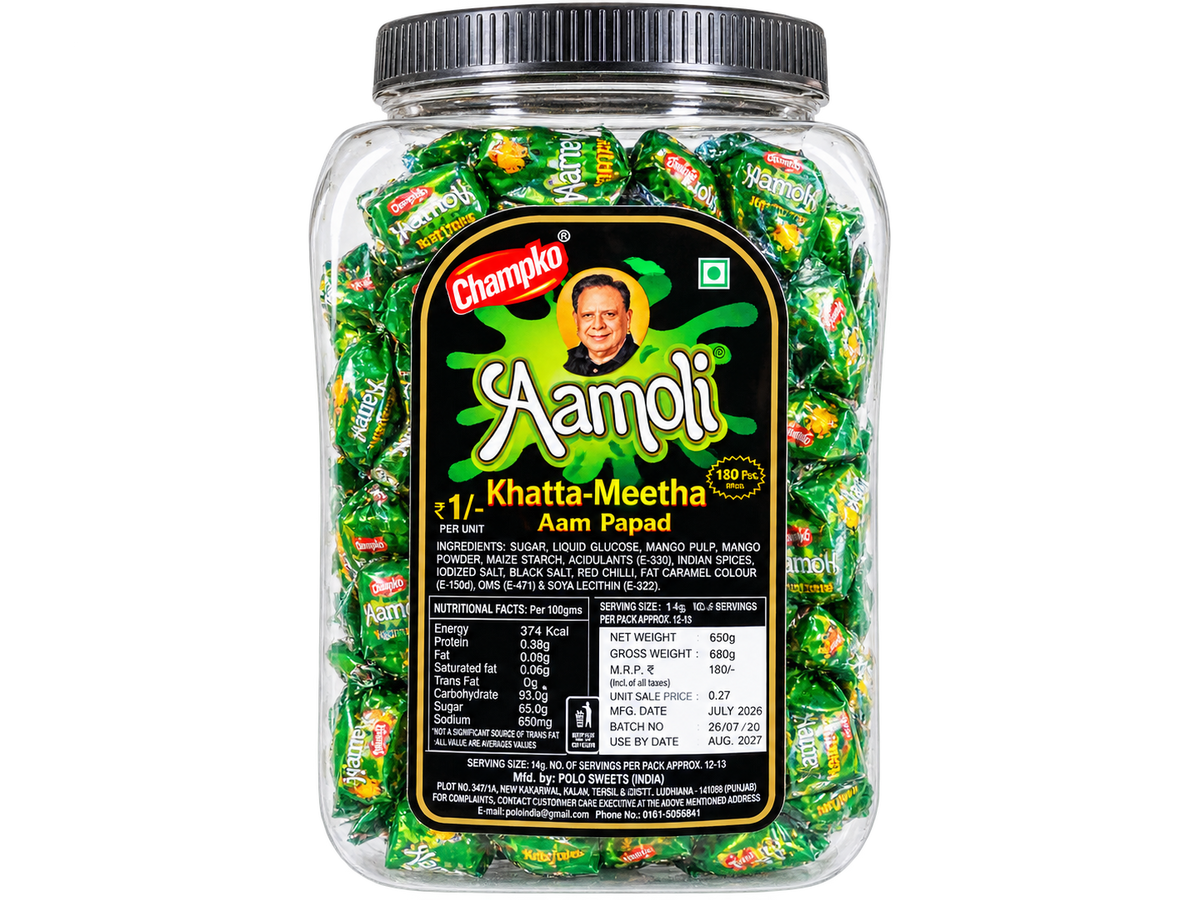Aamoli Khatta-Meetha Candy l 20 Pieces l Tongue Twister Junction