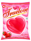 Truelove Heart Shaped Strawberry Candy l Pack of 10 l Tongue Twister Junction