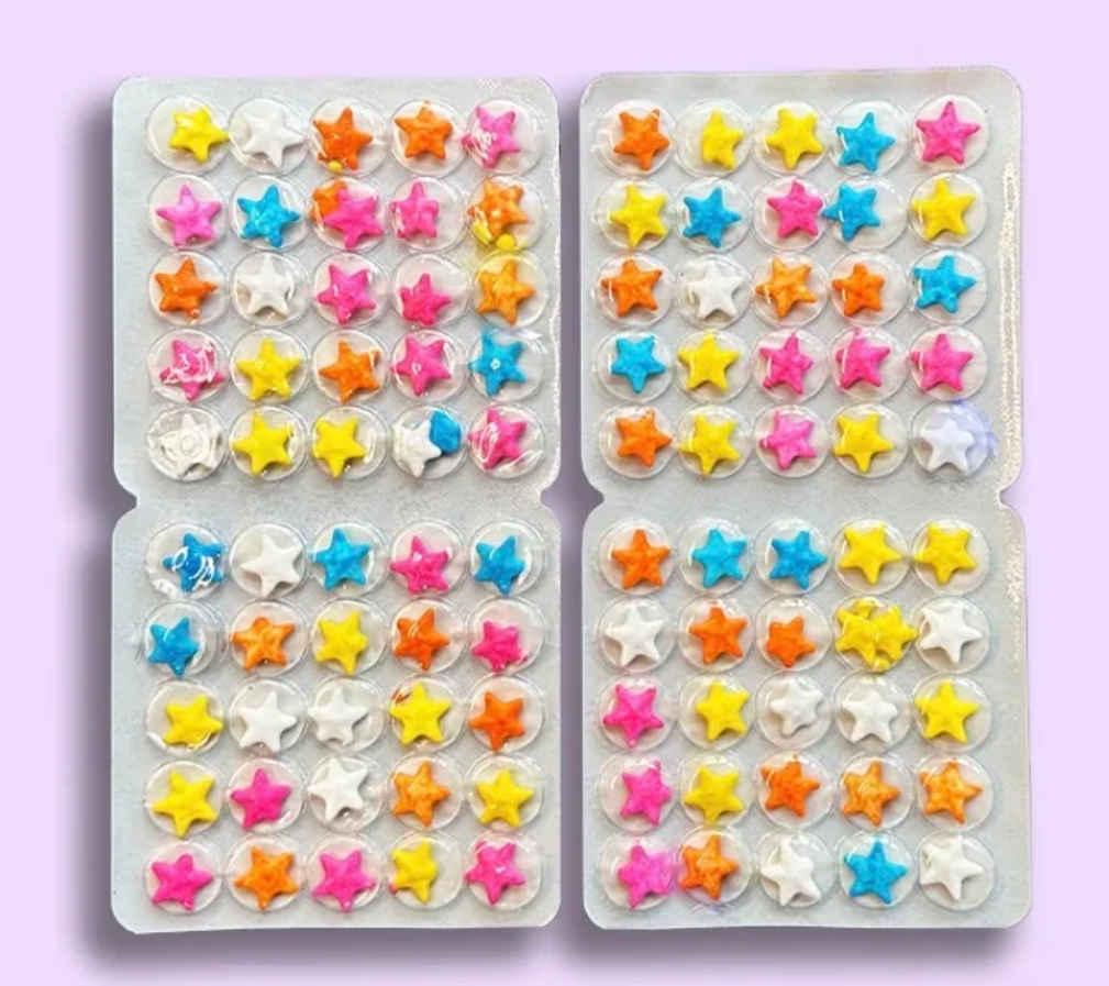 Colourful Stars Candy l Pack of 2 l Tongue Twister Junction